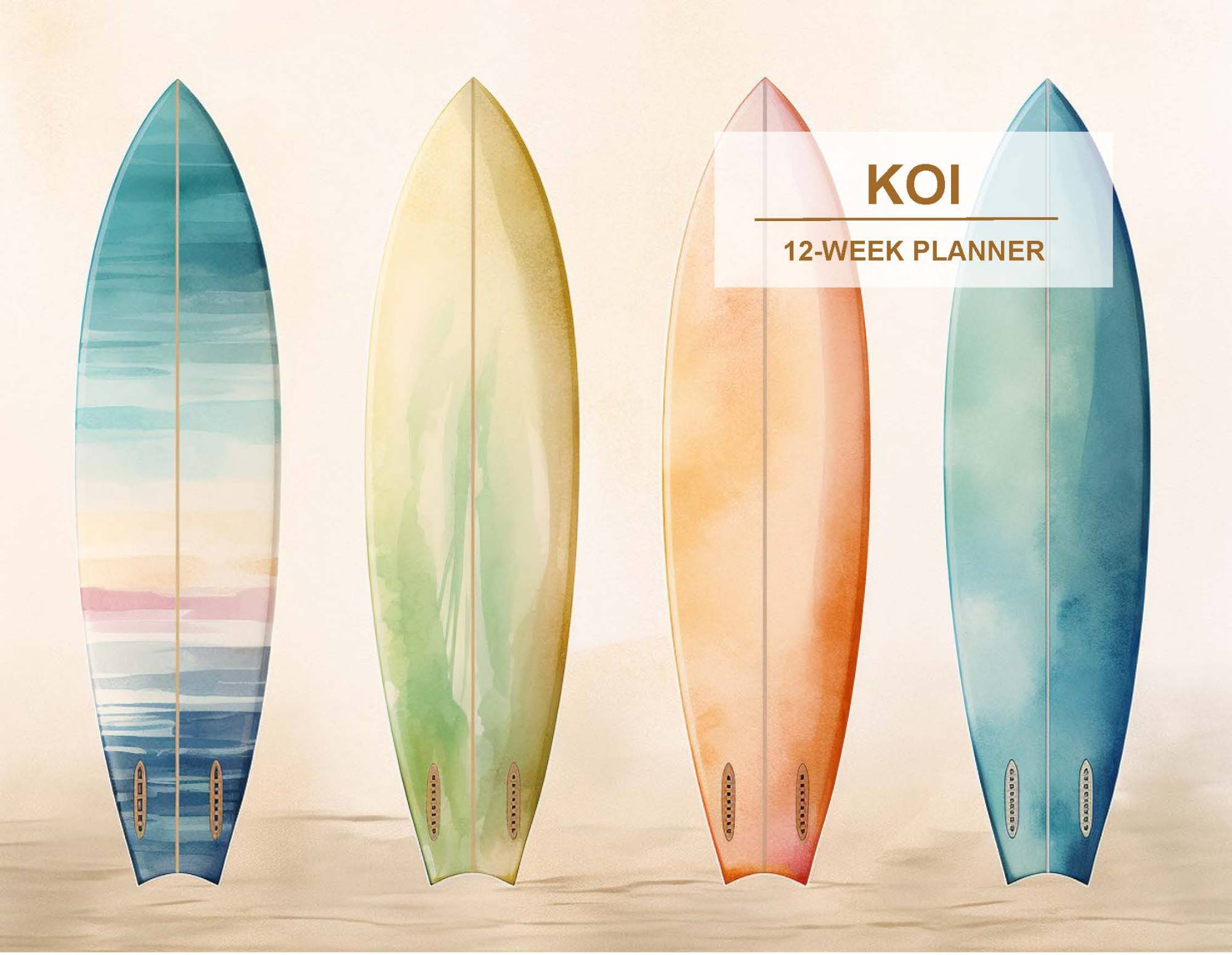 KOI 12-Week Planner Full Edition cover